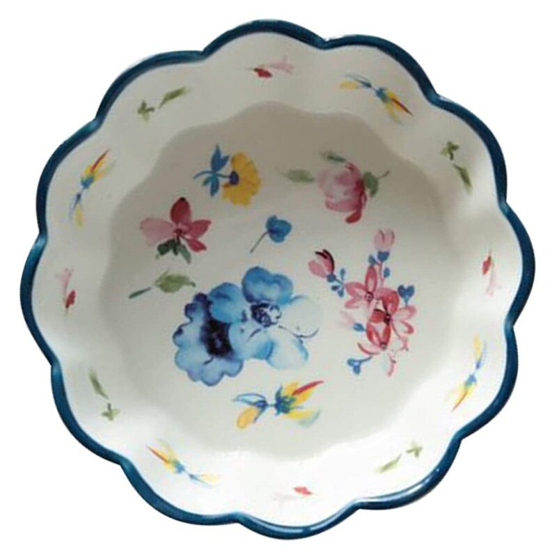 Personality Ceramic Salad Bowl Soup Dessert Bowls Suit For Fruits Candy With Exquisite And Pattern