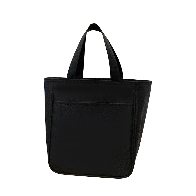 Large Capacity Square Thermal Lunch Bags Portable Cooler Bag Insulated Food Bags for Work School Picnic Bento Bags with Zipper: Dark Grey