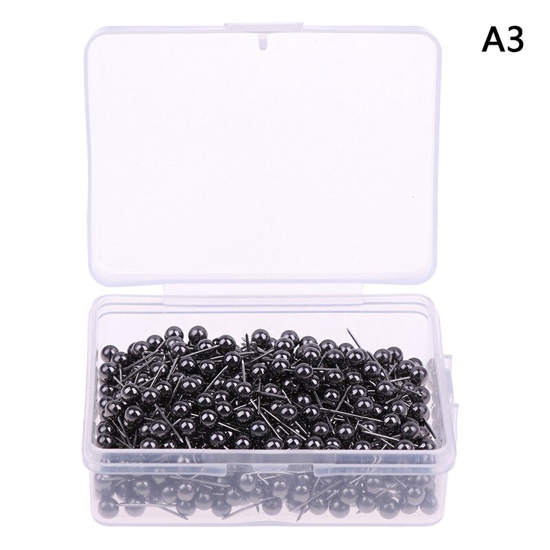 400pcs Round Plastic Head Steel Point Push Pins Ma Grandado