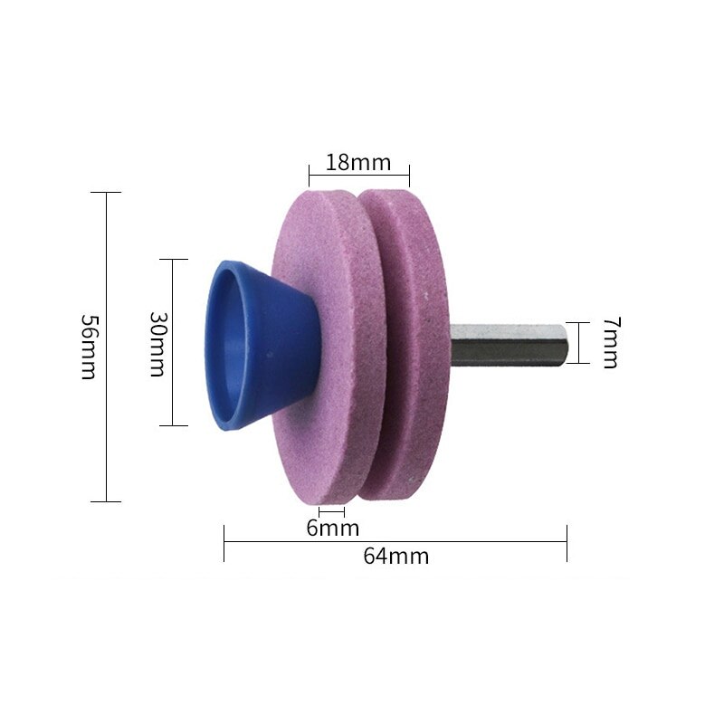 1Pcs Messenslijper Elektrische Boor Slijpen Machine Keuken Scherper Slijpen Slijper Slijpschijf ^_^: F