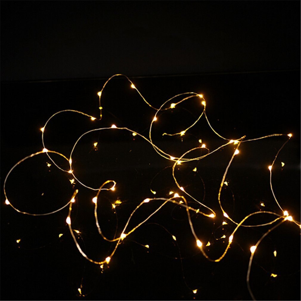Battery Operated 3 Meters String Light with 30 LEDs Christmas Wedding Party Decor LED Copper Wire Light String
