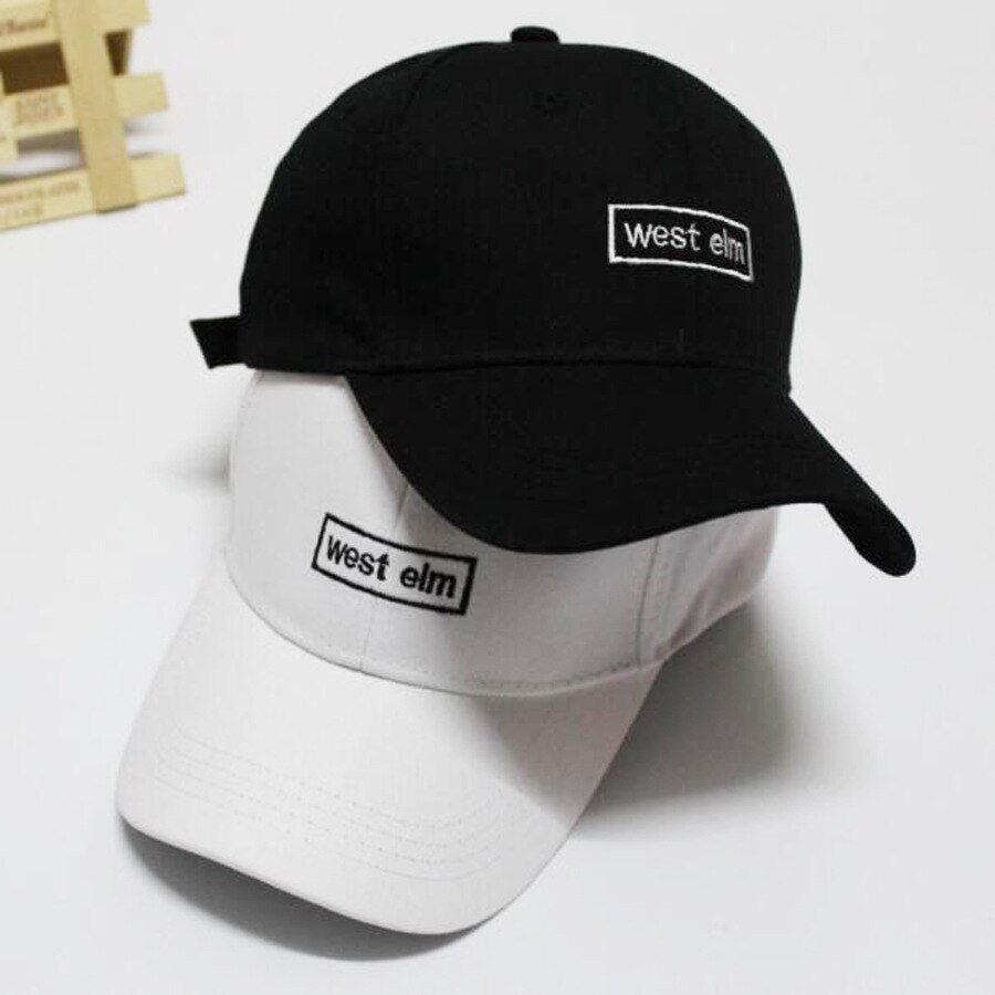 6 stk gratis frakt 2017 Vest alm brevbroderi fritidslue menn kvinner baseballhatt