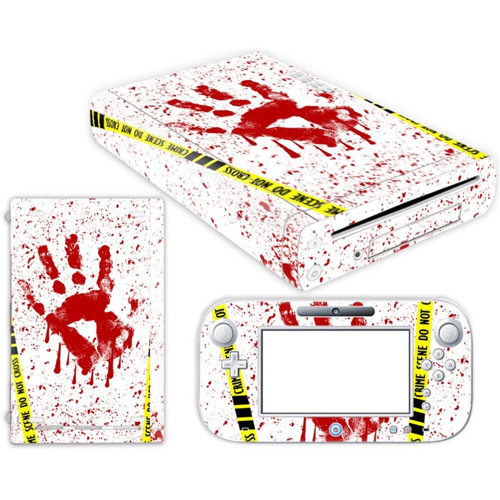 Vinyl Skin Sticker for Wii U Console and Controller