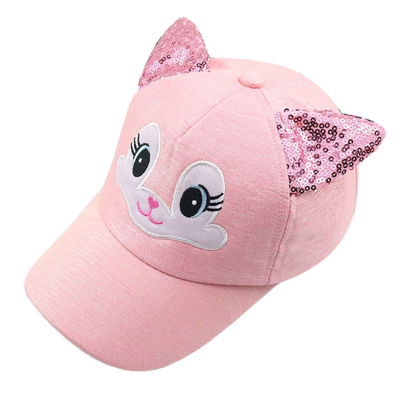 Sombreros de bebé bonitos dibujos animados niño coreano gato béisbol sombrero primavera verano bebé niño sombreros para el sol para niña gorros niños Fotografía Prop: DPK