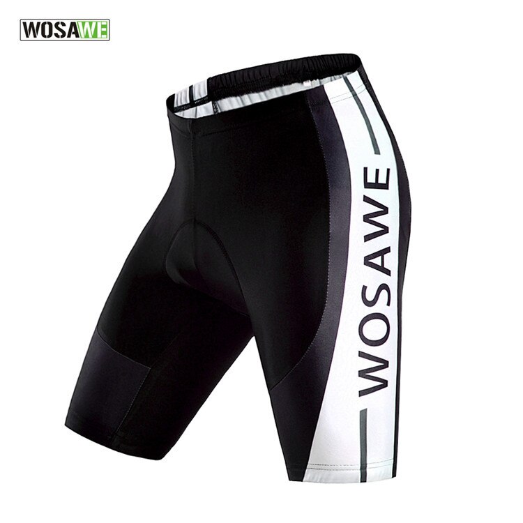 Wosawe høyelastiske sykkel-motorsykkelshorts til menn 3d polstrede støtsikker hurtigtørkende pustende mtb-sykkel-terrengsykkelshorts
