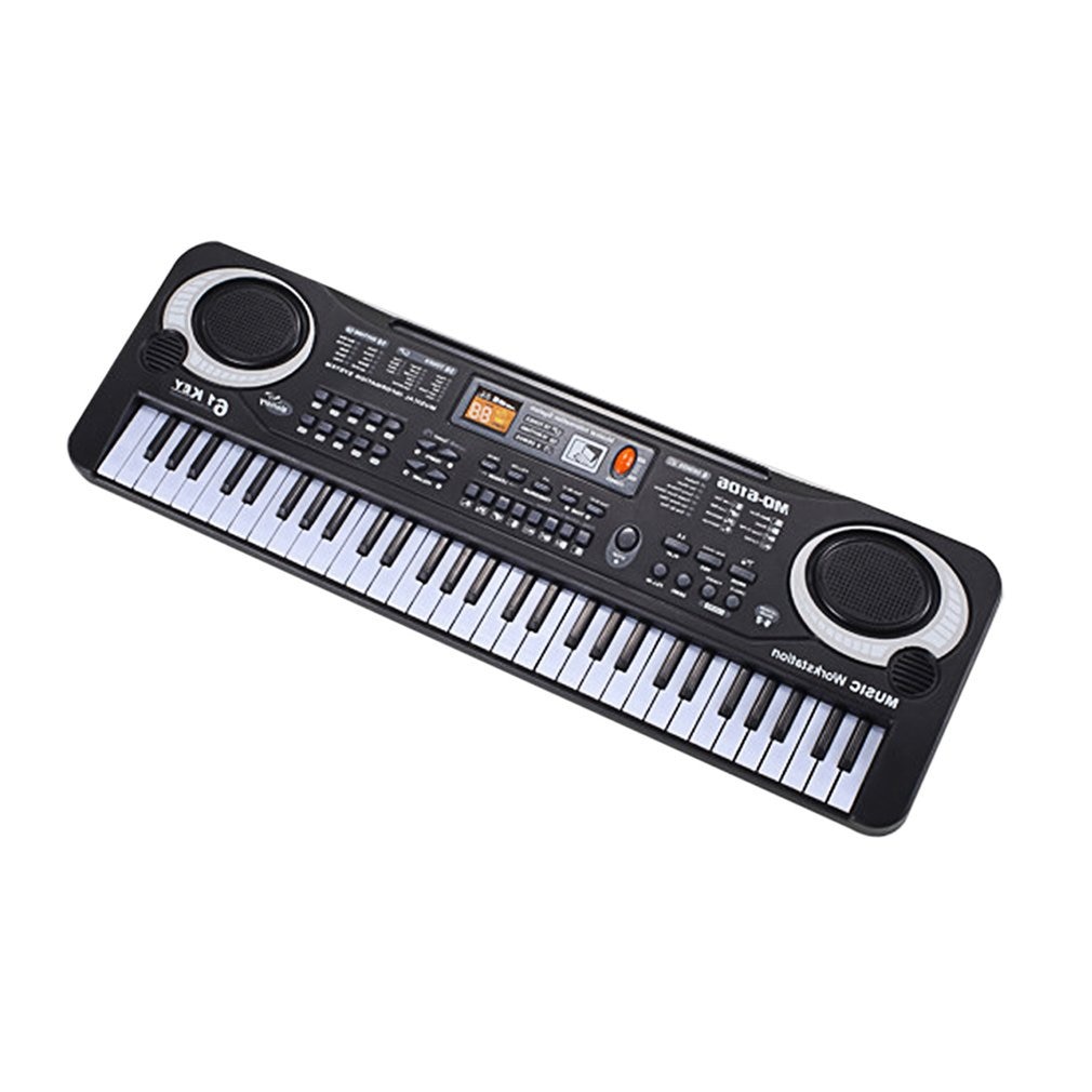 TSAI 61 teclado de música de Piano Electrónico con micrófono instrumento Musical niños herramienta educativa temprana para chico: Default Title