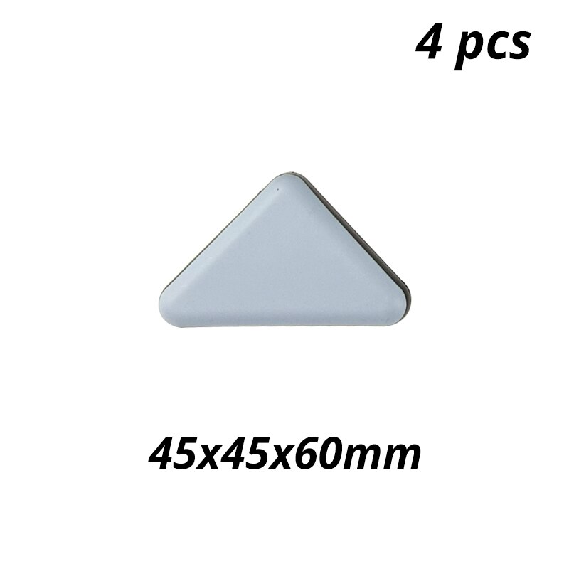 Magic Furniture Easy Sliders Felt Pad Rubber Feet Floor Protector Chair Pad Round Glides Seat Leg Protectors Table Pads: 45x45x60mm 4pcs
