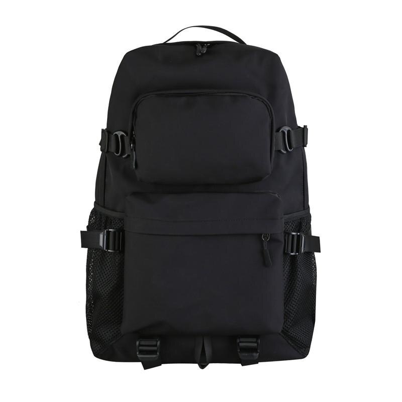 Rucksack Nylon Wasserdichte Laptop Rucksack Anti-diebstahl Reise Rucksäcke Schule Taschen Für Teenager Mädchen: Schwarz