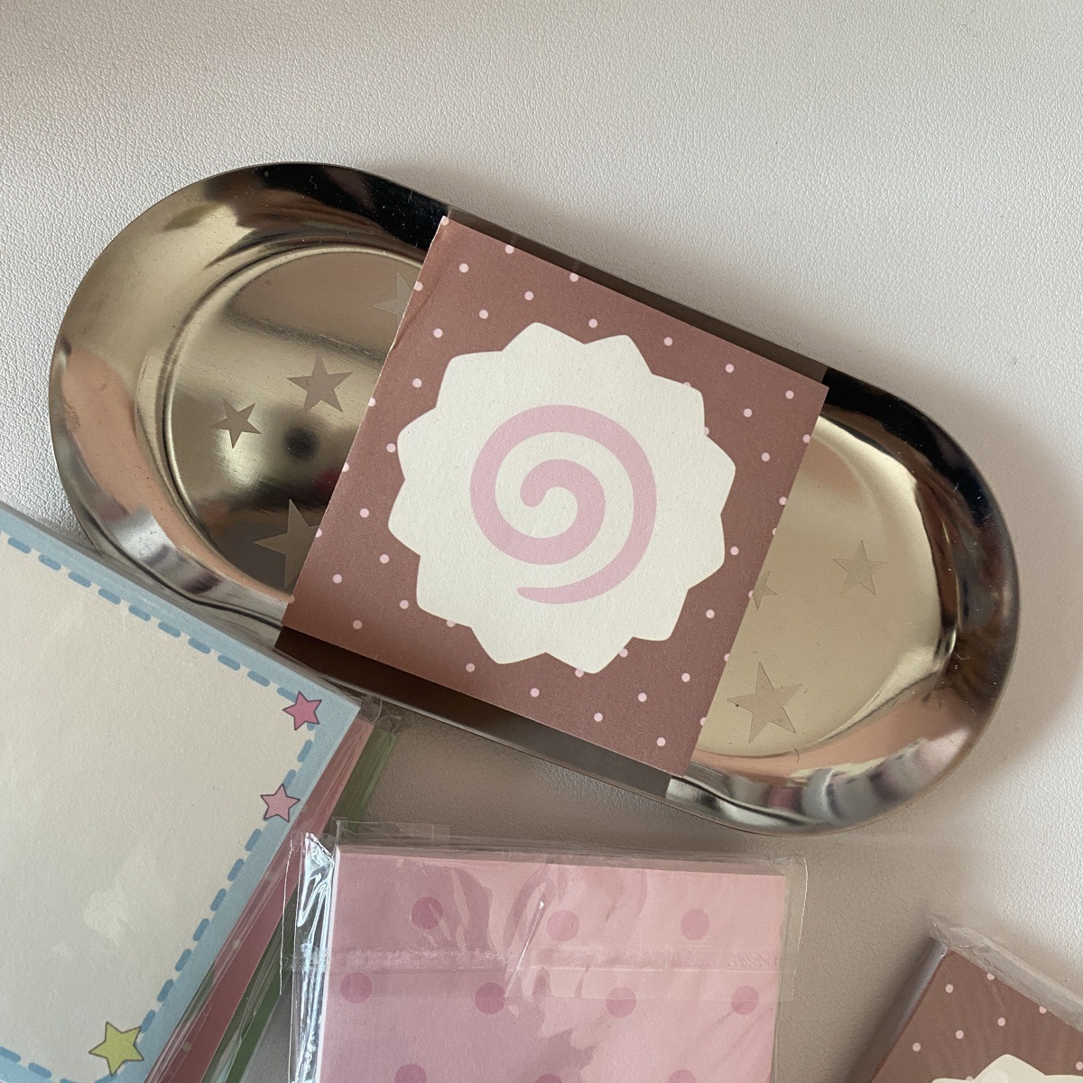 Sticky notes, cute sticky note pads, kawaii sticky notes , 50 sheets/pad: White