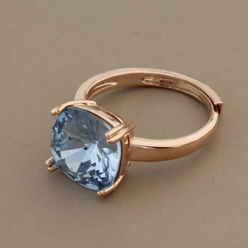 Anillos de lujo con forma cuadrada para mujer, joyería de clásico, joya para , anillo de boda, de joyería Vintage, 2022: Color chocolate