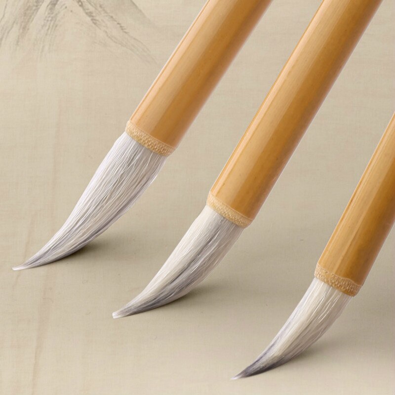 Multiple Hairs Chinese Calligraphy Brush Pen Writing Regular Script Chinese Drawing Painting Brush Set The Scholar's Four Jewels