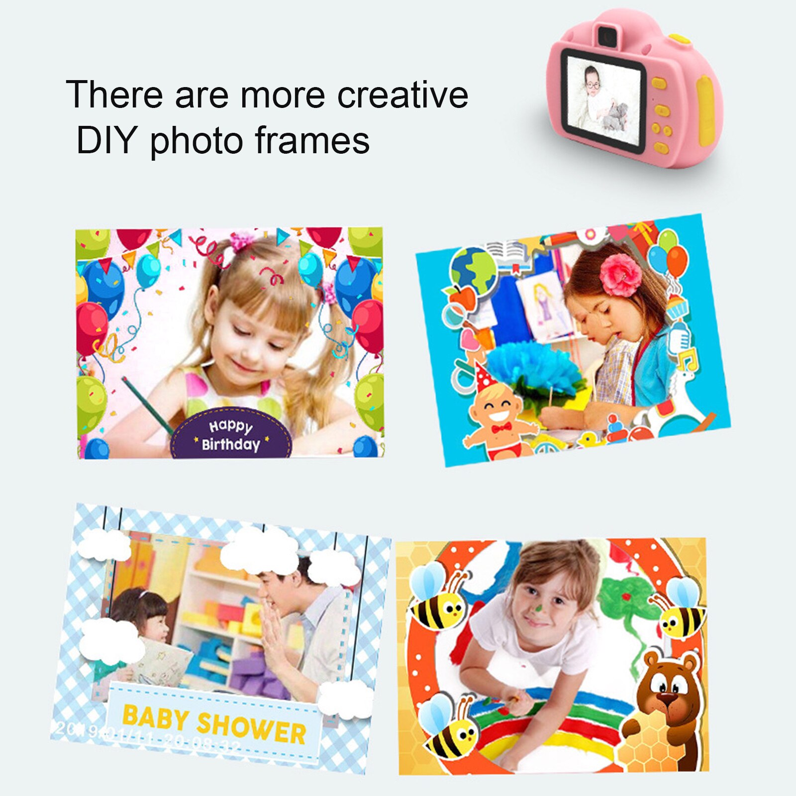 Aparat fotograficzny dla dzieci aparat cyfrowy dla dzieci aparat cyfrowy dla dzieci 2.4 Cal 20 megapikseli podwójny aparat 18MP mini kamera