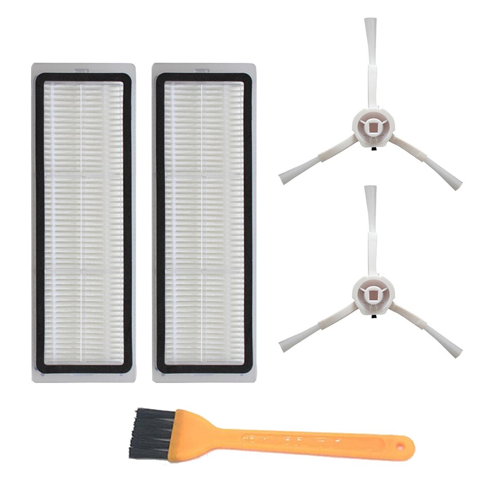 Set van 23 vervangende onderdelen accessoires voor Dreame D9 D9 Max L10 Pro robotstofzuiger, inclusief hoofdborstel zijborstels HEPA-filter dweildoek (zwart