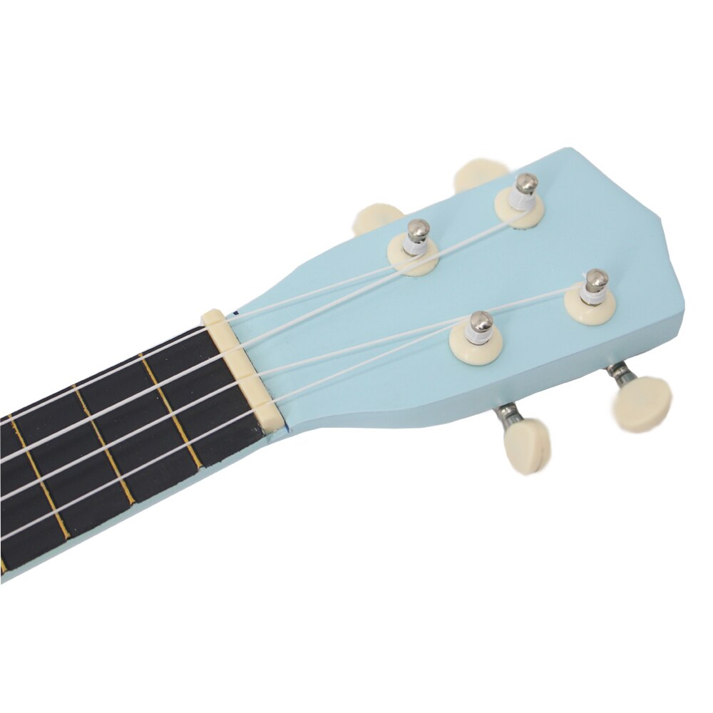 21 Inch Beginner Akoestische Ukulele Voor Studenten Kids Blauw Basswood 4 Strings Mini Hawaii Gitaar Ukelele