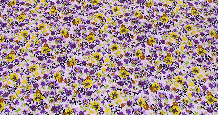 Tissu satiné 100% Polyester à imprimé floral, doux et brillant, pour doublure de robe et de chemise à la: Pattern 3