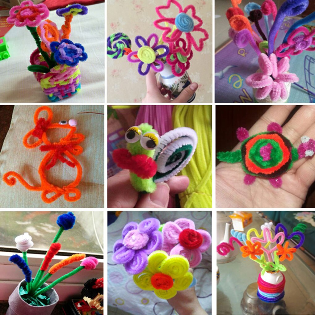 Kids Handmade Craft Materials Set Bright Color Children Educational DIY Package Set Color Random