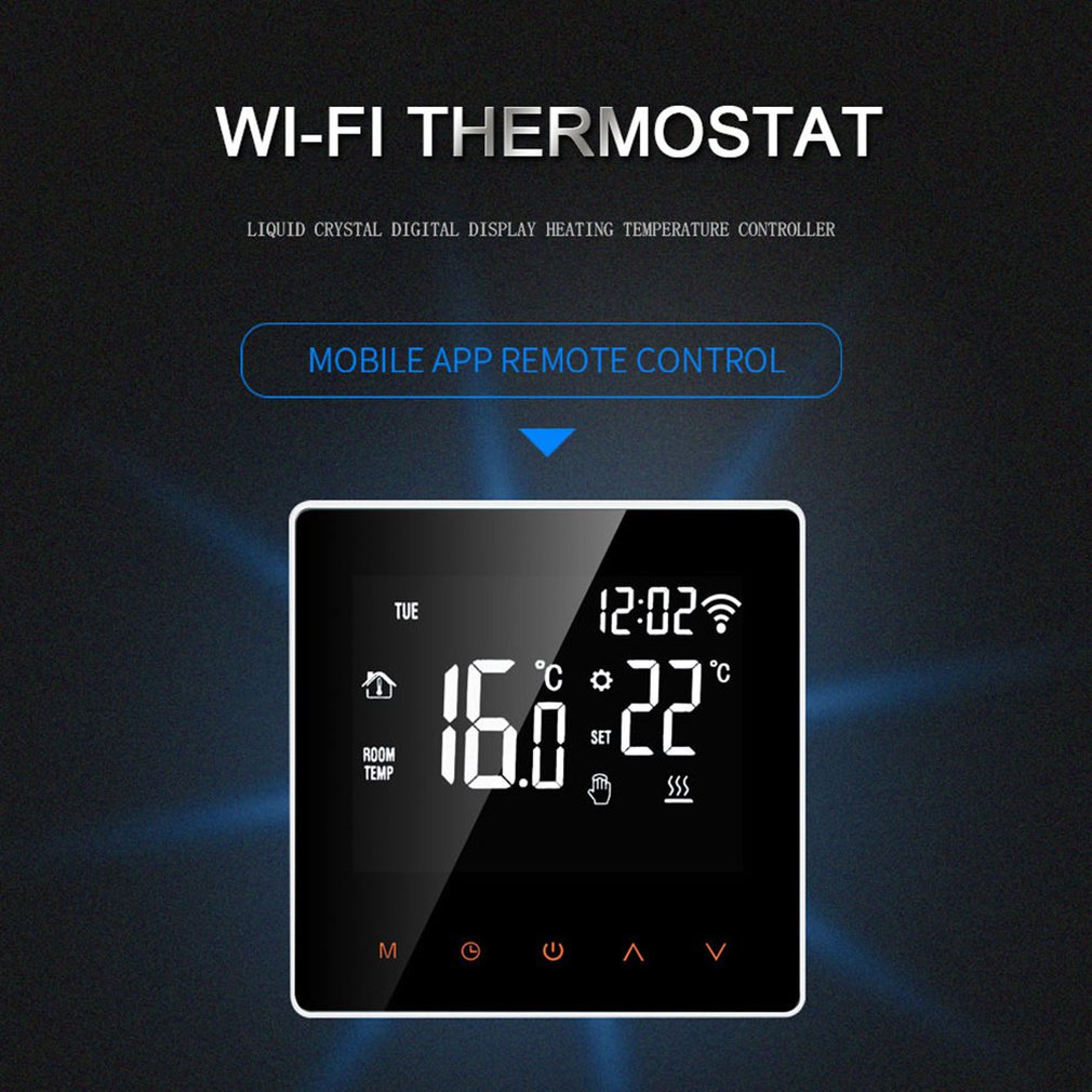 Floor heating all types of touch thermostat wire floor heating room thermostat touch screen LCD display temperature controller