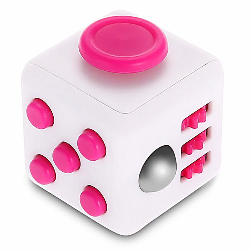 1 Pc Hand For Autism ADHD Anxiety Relief Focus Kids 6 Sides Magic Anti Stress Cube Spinner Toys Gaming Dobbelstenen Speelgoed