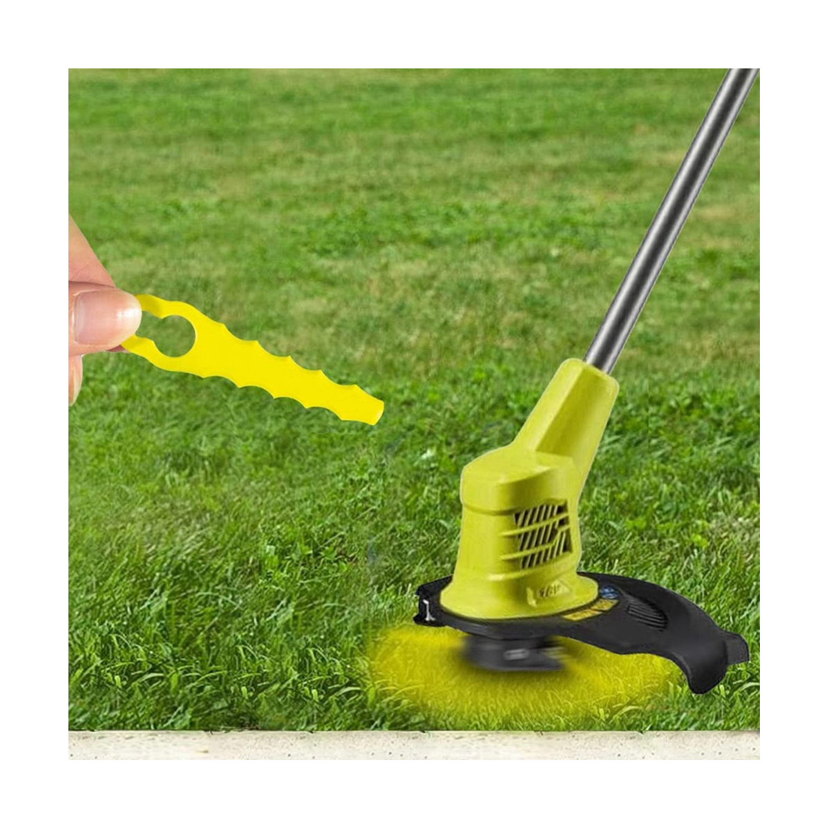 For Ryobi Trimming Head with Plastic Blade RAC155 Plastic Spare Blade Lawn Mower Grass Trimmer Head Cutter PartsB84B