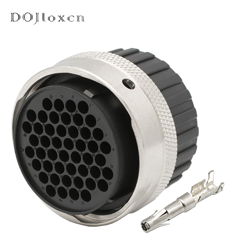 1 Set 31 32 48 Hole ITT Aviation Wiring Socket Waterproof Male Female Connector Plug Plastic Shell 192900-0425 192900-0475: 48p female