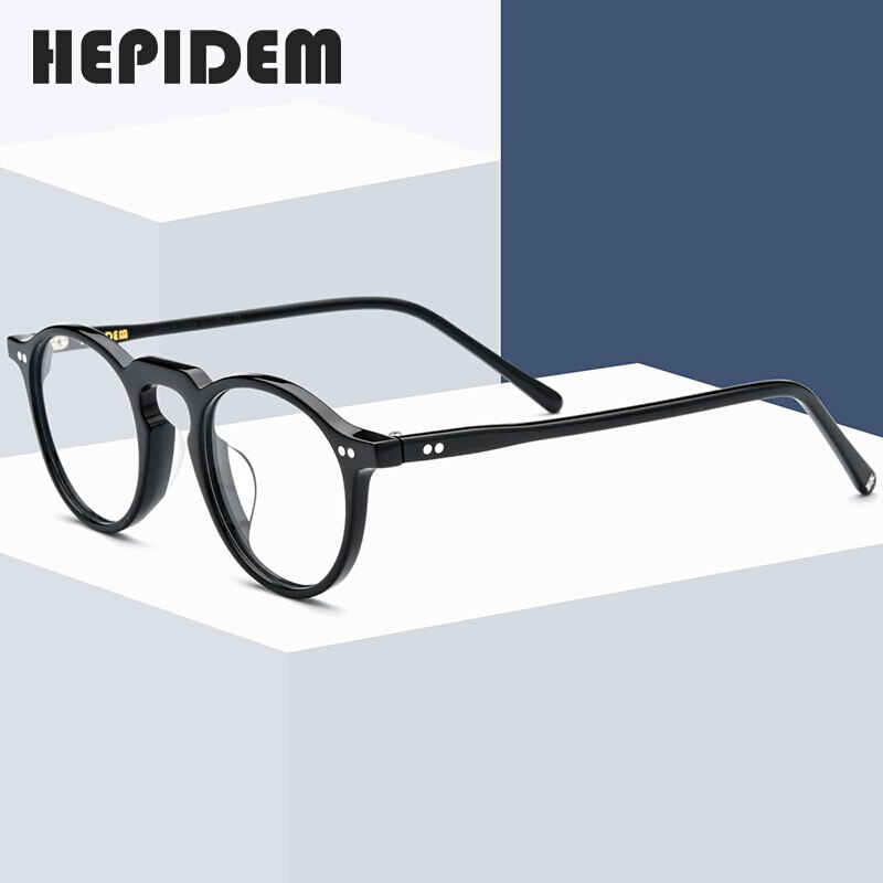 Hepideemiasetaatti optiset silmälasit kehys naisille pienille kasvoille retro vintage pyöreät lasit silmälasit silmälasit 9130