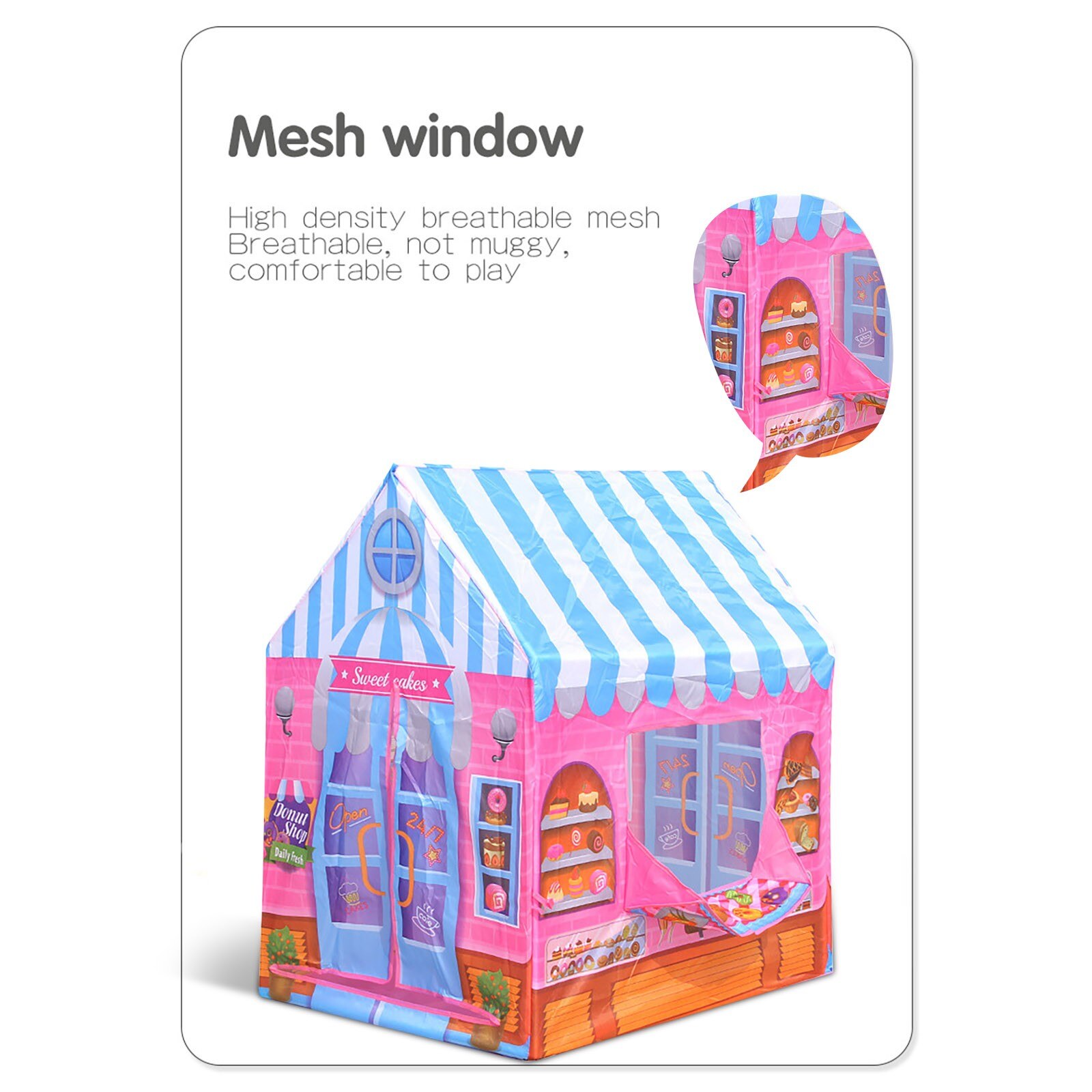 Zelt Nachtisch-Einkaufen freundlicher DIY Zelt Spielen Zelte drinnen Baby Haus freundlicher vorgeben Spielhaus freundlicher Tragbare Faltbare Spielzeug Zelte