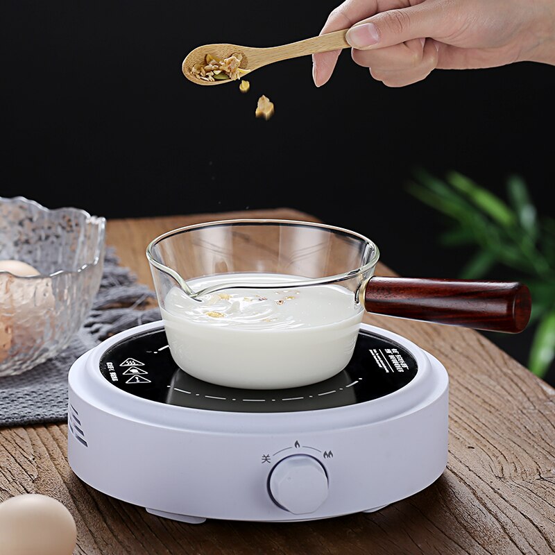 Praktische Glas Melk Pot Steelpan Transparante Noodle Pap Kookpot Groente Fruit Slakom Keuken Gadgets Kookgerei