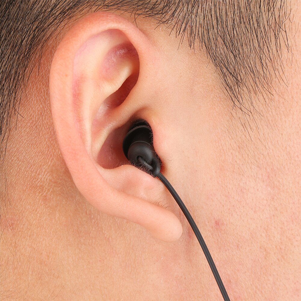 3.5mm Wired Noise Reduction Earphones Stereo Silica Gel In-Ear Headset Sleep Headphones Suitable For Android Phone
