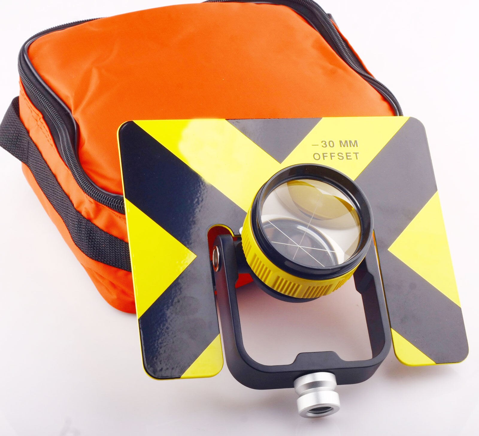 Yellow Single Prism w/Bag for Top-con total stations Surveying Constant -30/0mm