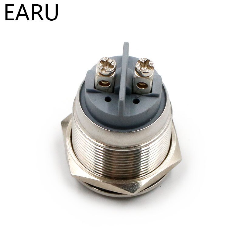 22mm IP67 Waterproof LED Metal Indicator Lamp Light Signal Pilot Warning Screw Feet 5V 12V 24V 110V 220V Red Blue Green Yellow