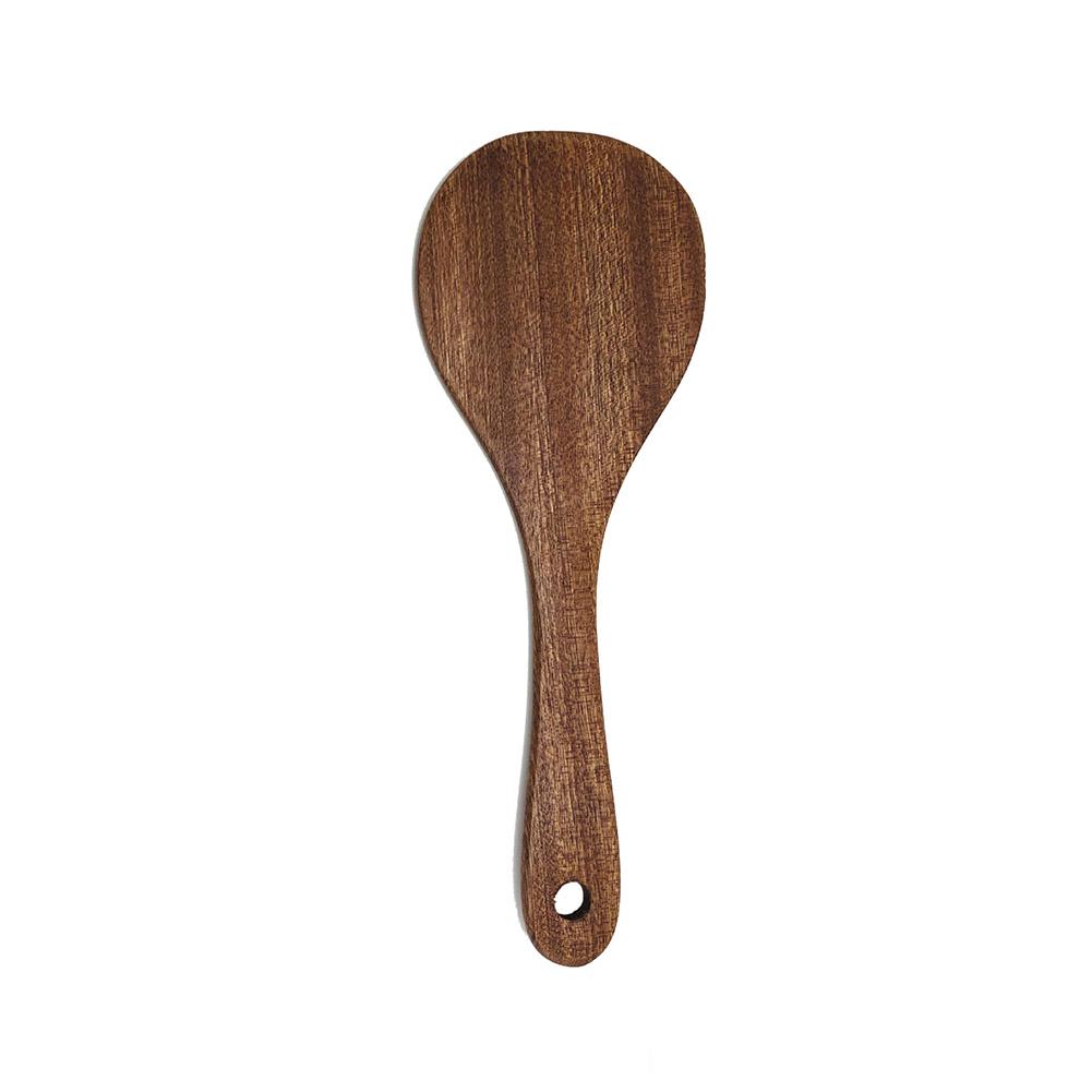 Utensilios de cocina, espátula de ébano, cuchara, sartén antiadherente, pala especial para freír, espátula de madera resistente a altas temperaturas