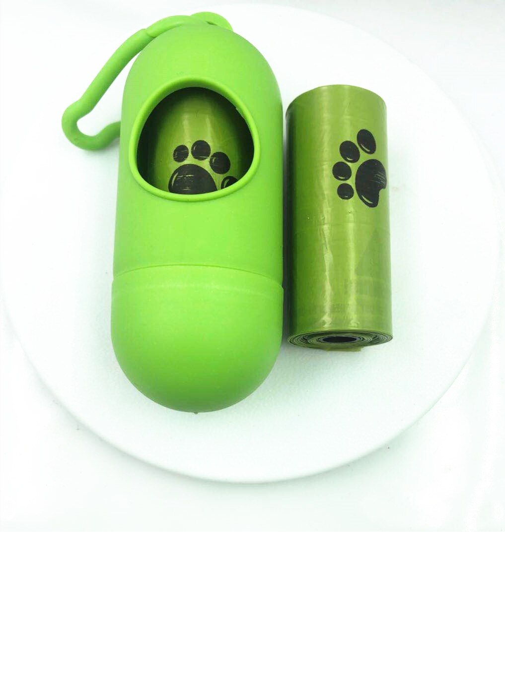 Sac à ordures biodégradable pour chien, fournitures pour animaux de compagnie, sac à ordures biodégradable, pilule osseuse, ensemble de ramassage de toilette, boîte à litière autonettoyante: Pills garbage bag