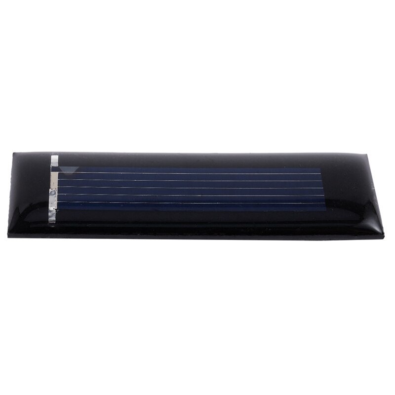 10 kpl miniaurinkopaneeli 0.5v 100ma aurinkokennoa aurinkosähköpaneelit aurinkosähkö akkulaturi diy 53*18*2.5mm