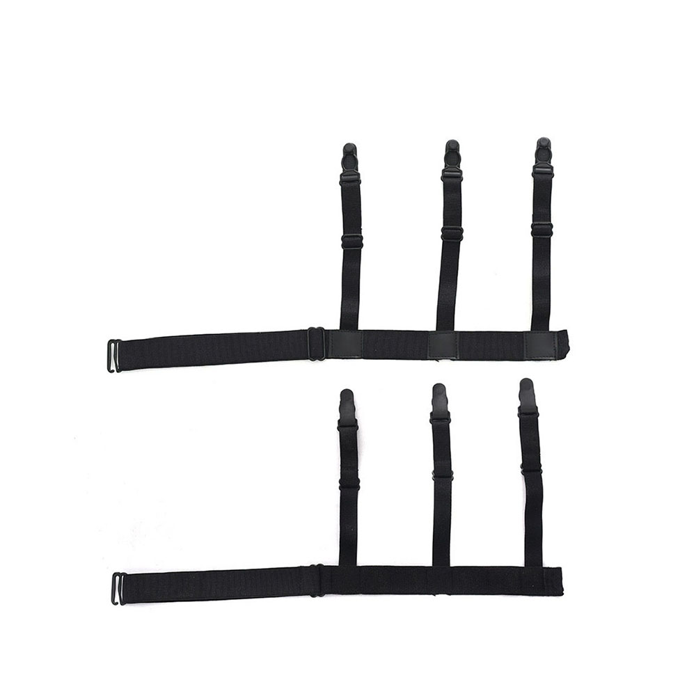 Bandjes Sok Antislip Klemmen Been Bretels Verstelbare Elastische Shirt Houders Mannen Shirt Blijft Garters 2 Stks/set