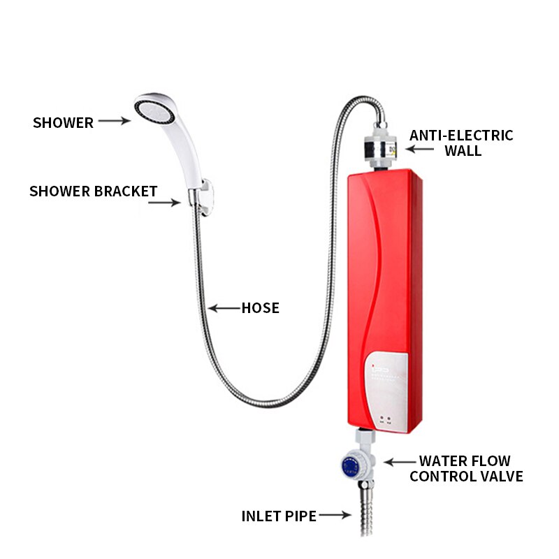 Instant Kitchen Water Heater Free Storage Water Heater ZM-D2 Free Installation Mini Water Heater