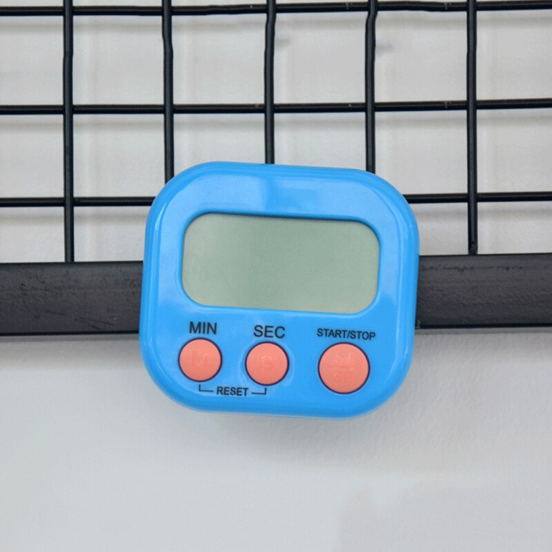 LCD Mini Kitchen Digital Magnetic Manual Electronic Countdown Timer Stopwatch Alarm with Cooking Sleep Shower Study Gadget Tools