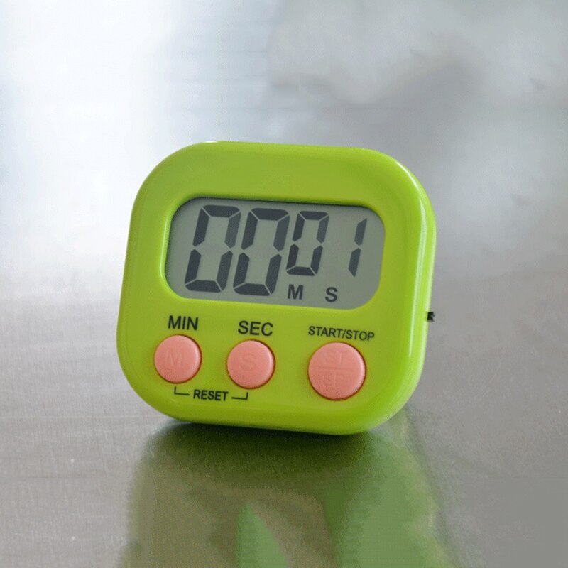 LCD Mini Kitchen Digital Magnetic Manual Electronic Countdown Timer Stopwatch Alarm with Cooking Sleep Shower Study Gadget Tools: LCD Timer