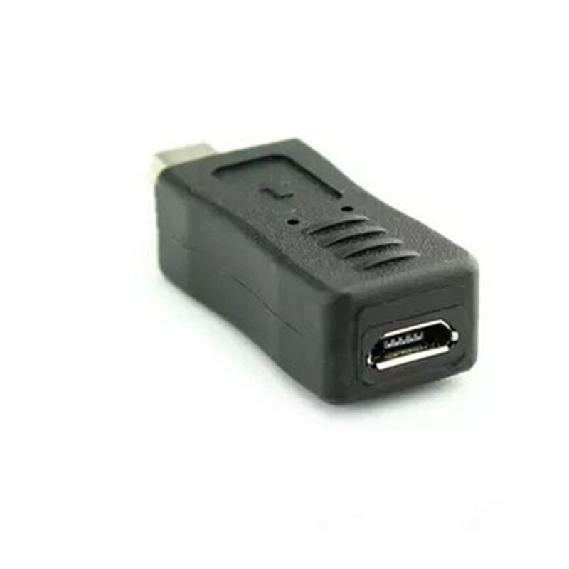 Micro USB Male To Mini USB Female Adapter Connector Converter Adaptor for Mobile Phones MP3: 1pc