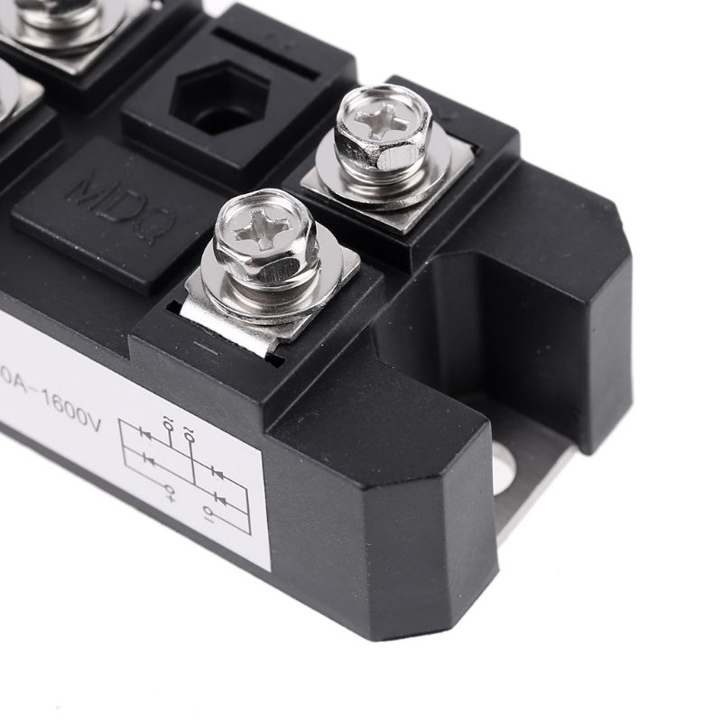 Mdq 150a-1600v svart enfaset diode bro likeretter 150a amp høy effekt 1600v