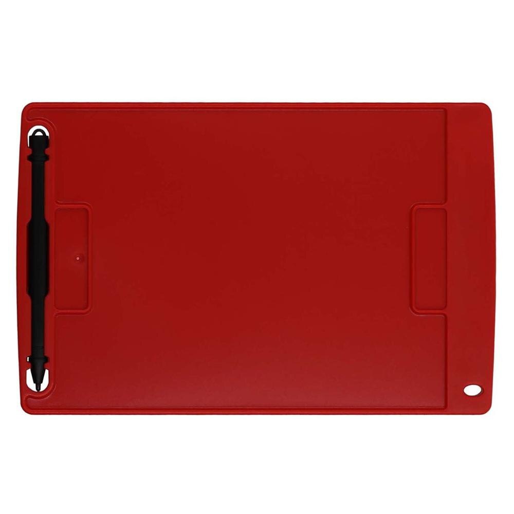 8.5 Inches LCD Screen Writing Pad Digital Drawing Pad Handwriting Board Portable Electric Board For Home Office supply: Red