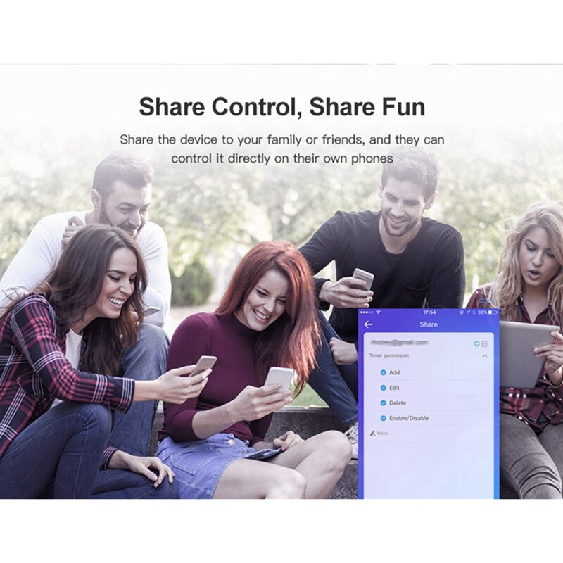 16A Mini Smart Wifi DIY Switch, Smart Home Automation Module, Works with Alexa Google Home Smart Life App