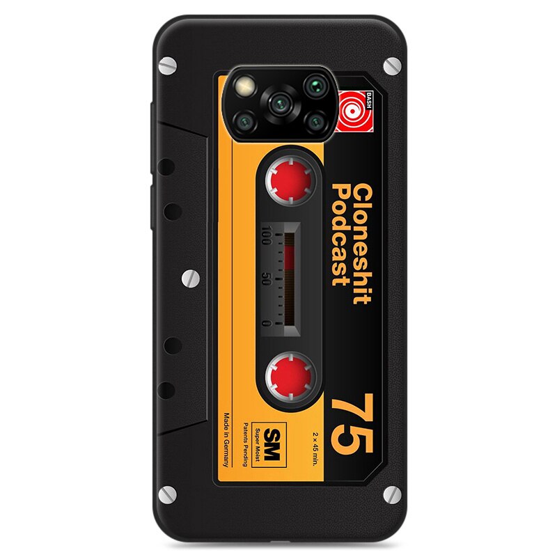 Skinlee Voor Poco X3 Nfc Case Zachte Alle Bescherming Retro Camera Patroon Gamepad Voor Xiaomi Pocophone X3 Telefoon Cover: Pattern 2