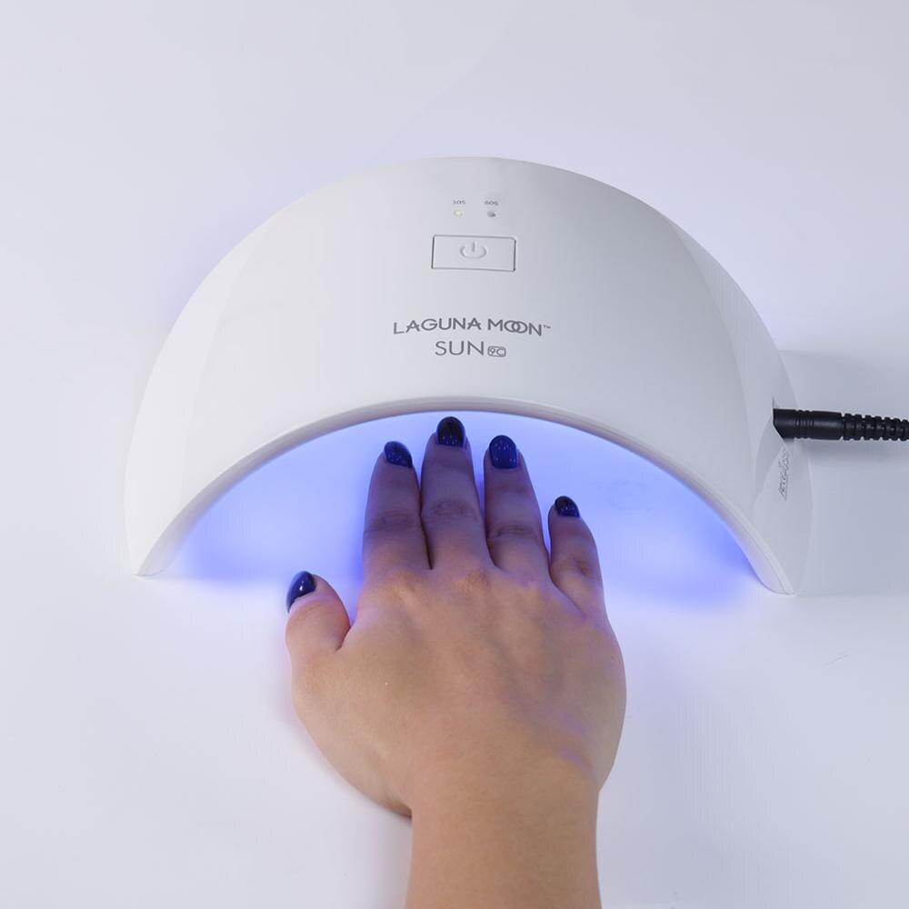 24W/48W UV lámpara LED para manicura secador de uñas de Gel de uñas esmalte lámpara secador de uñas máquina de curado de uñas de Gel polaco guantes con protección UV