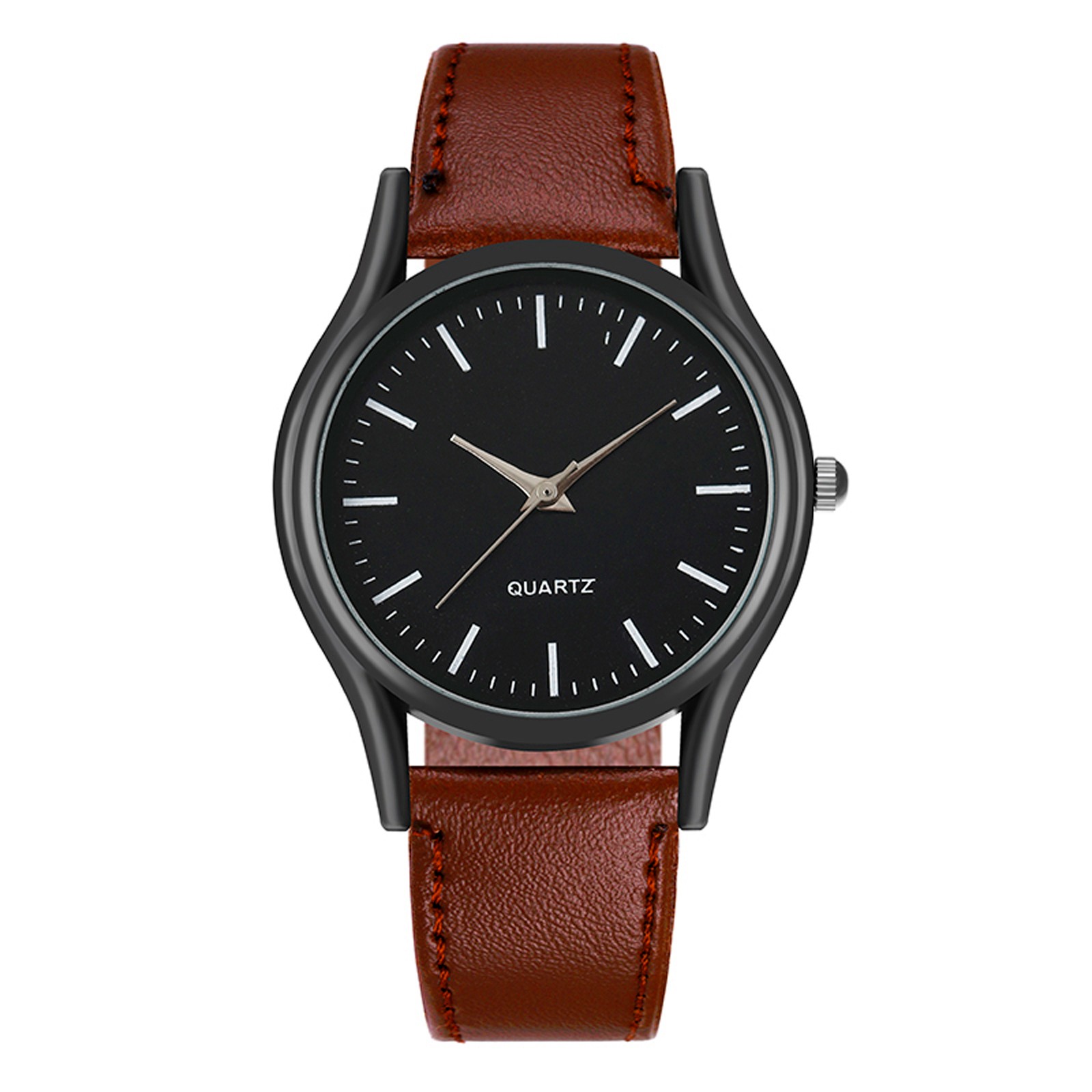 Horloge Voor Mannen Business Handhorloge Lederen Horloge Часы Мужские Erkek Kol Saati Reloj Homjes Para Hombre: Coffee