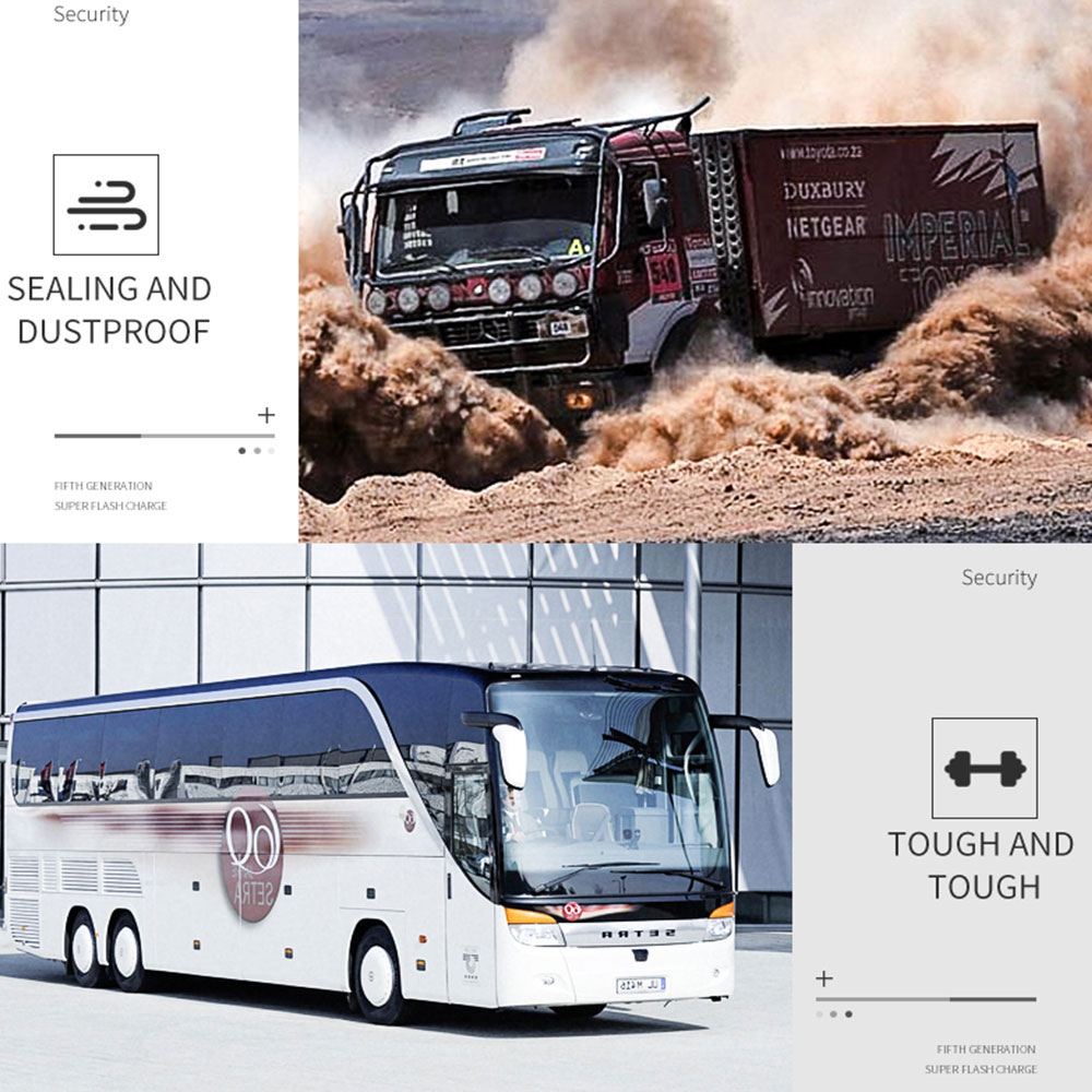 Tire Pressure Monitoring System 8,0 bar 6PCS Sensor Reifendruck Alarm Lkw USB TPMS Windschutzscheibe Fahrzeuge Explosion Proof