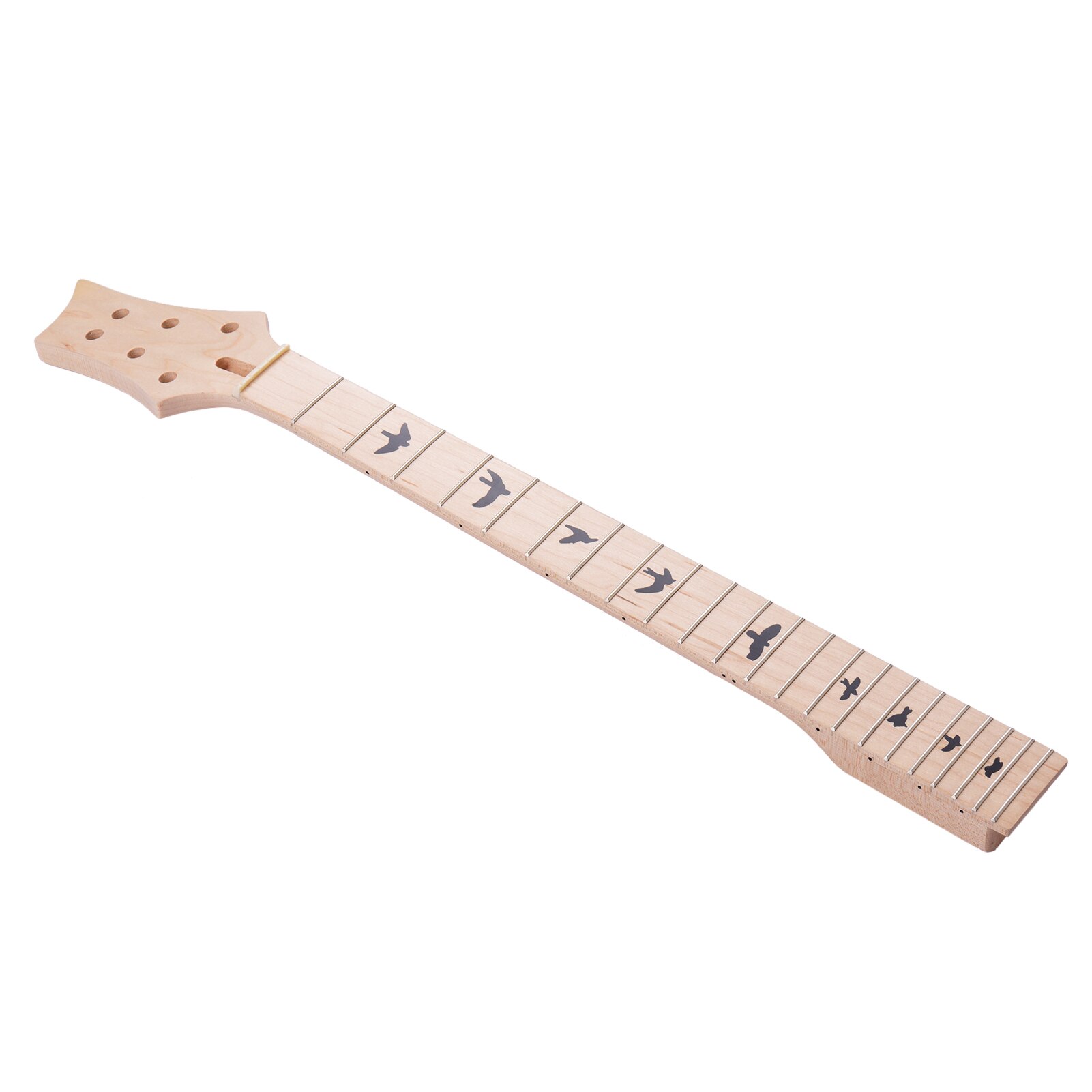 Unfinished Electric Guitar Neck Maple Wood 22 Frets Fingerboard