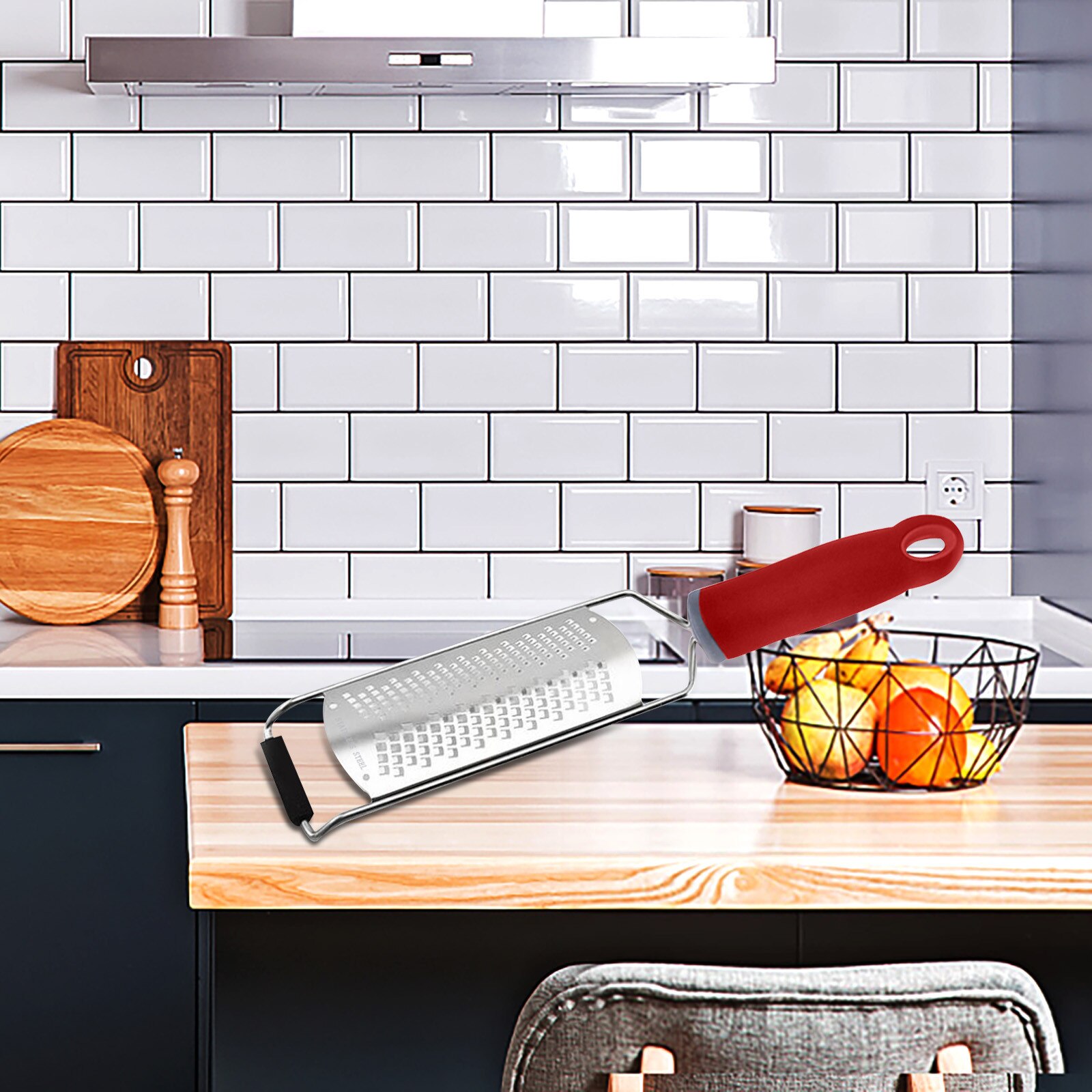 Citroen Kaas Zester Rasp Hand-Held Roestvrij Staal... – Grandado