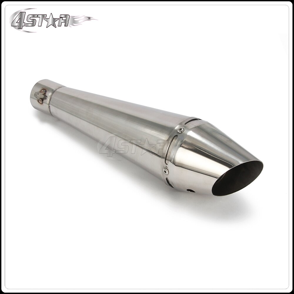 38-51mm motorsykkel gp stainelss stål eksos lyddemper slip på med bevegelig db morder til  cb400 600 crb 600 er6n 6r r1 motocross