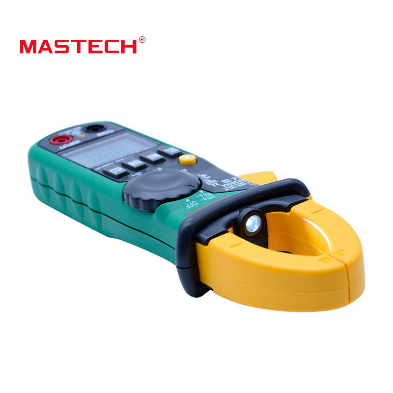 MASTECH MS2008A Digital Clamp Meters Auto Range Clamp Meter Ammeter Voltmeter Ohmmeter w/ LCD Backlight Current Voltage Tester