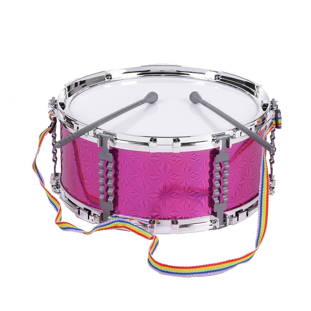 Kleurrijke Jazz Snare Drum Percussie Instrument met Drumstokken Band Musical Speelgoed voor Kinderen Kids